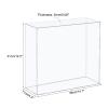 MECCANIXITY Acrylic Display Case Plastic Box Cube Storage Box Clear Assemble Showcase 14.1x4.3x12.2 Inch for Collectibles view 2