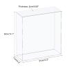 MECCANIXITY Acrylic Display Case Plastic Box Cube Storage Box Clear Assemble Showcase 12.2x4.3x14.1 Inch for Collectibles view 2