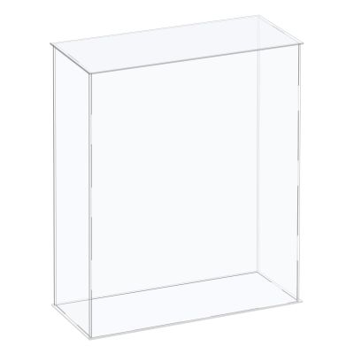 MECCANIXITY Acrylic Display Case Plastic Box Cube Storage Box Clear Assemble Showcase 10.2x4.3x16.1 Inch for Collectibles