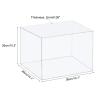MECCANIXITY Acrylic Display Case Plastic Box Cube Storage Box Clear Assemble Showcase 14.1x14.1x10.2 Inch for Collectibles view 2