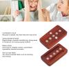 Fidget Toys for Adults, Stress Relief Toys, Fidget Slider Red Sandalwood Stress Relief Engraved Fingertip Fidget Slider Toy for Office (Limited Forward Backward Pushing) view 2