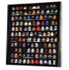 120 Minifigures Display Case Cabinet for Miniatures/Figurines/Mini Figures (Cherry) view 1