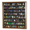 Large 110+ Minifigures Display Case Cabinet for Miniatures / Figurines / Mini Figures (Black) view 4
