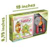 Kids Pizza Toy Set, Pretend Kitchen Play Food, Slice & Serve Toy Pizza with Box, Pie Cutter & Fake Condiments view 3