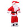 Ceramic Santa, Dollhouse Father Christmas Miniature with Rotatable Joints and Stand Base for 1:12 Scale Decorations view 1