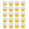 20pcs Miniature Beer Mug for Dollhouse, Simulation Beer Mugs, Plastic Dollhouse Mug Mini Beer Mugs Glasses for Dolls Decorations, Mini Garden, Mini, Potted Landscaping view 1