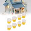 20pcs Miniature Beer Mug for Dollhouse, Simulation Beer Mugs, Plastic Dollhouse Mug Mini Beer Mugs Glasses for Dolls Decorations, Mini Garden, Mini, Potted Landscaping view 4