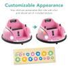 Best Choice Products 6V Electric Kids Ride On Bumpin Bumper Car, 1.5 - 6 Years Old, Parent Remote Control, 360 Degree Spin, Lights, Sounds - Pink view 2