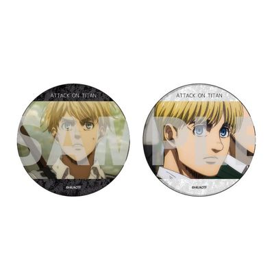 Attack on Titan 08 Aluminum Scene Shooting Vol. 2 Version Tin Badge Set of 2