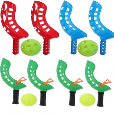 ibasenice 4sets with Throw of Adults Skills and Interactive, Plaything Launcher Ball Pop Toss Scoop Balls Summer Indoor Lacrosse Lawn Motor Fun, Catching Cup Baskets