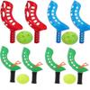ibasenice 4sets with Throw of Adults Skills and Interactive, Plaything Launcher Ball Pop Toss Scoop Balls Summer Indoor Lacrosse Lawn Motor Fun, Catching Cup Baskets view 1