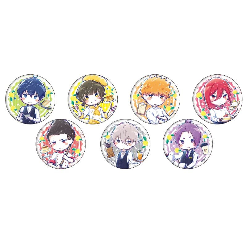 A3 TV Anime Blue Rock 03 Cafe Version (Graff Art) Can Badge 7 Piece Box
