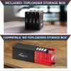 Quiver Time Premium 3x4 Top Loaders for Cards - Durable 35pt Toploaders Hard Plastic Card Sleeves Card Holder for Sports, Baseball, Football & TCG Cards (10 pcs, Multicolor) view 2