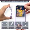 Quiver Time Premium 3x4 Top Loaders for Cards - Durable 35pt Toploaders Hard Plastic Card Sleeves Card Holder for Sports, Baseball, Football & TCG Cards (10 pcs, Multicolor) view 3
