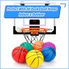 6" Mini Basketball Toy for Mini Pool Balls, Small Basketball for Over The Door Hoop, PVC Beach Balls for Kids Toddler Indoor 3 Pack view 3