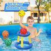 6" Mini Basketball Toy for Mini Pool Balls, Small Basketball for Over The Door Hoop, PVC Beach Balls for Kids Toddler Indoor 3 Pack view 4