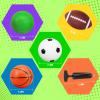 8 Inch Toddler Sport Balls Toys Set, Mini Basketball, Kids Dodgeball for Outdoor, 8" Small Soccer for Indoor Hoop Sets, Beach Pool Balls Stocking Stuffer Gift for Boys Girls(4 PCS with Carry Bag) view 4