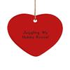 Beautiful Juggling , Juggling. My Hobby Rocks!, Juggling Heart Ornament from view 1