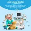 Deejoy Toy Doctor Kit for Kids, Pretend Medical Station Set for Boys & Girls, 26 Accessories Mobile Cart with Lights and Thermometer, Kids Doctor Kit for Toddlers 3-5 Years Old view 2