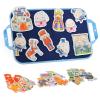 CHEFAN Felt Board for Toddlers, 4 Set Nursery Rhymes Felt Pieces, Precut Flannel Figures, Humpty Dumpty,Hey Diddle Diddle,Hickory Dickory Dock,Baa Baa Black Sheep view 1