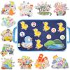 CHEFAN 12 Pack Felt Storyboard Pieces for Toddler, Flannel Board Stories for Preschool Activities, 5 Little Duck and 11 Other Stories view 1