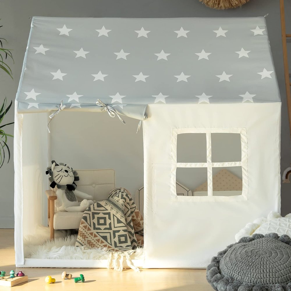 Play Tent for Kids Tent Large Playhouse Indoor Tent for Toddler Play House Tents Children Play Tent Toys for Boy Girl Birthday House Gift