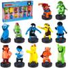Gang Beasts Ink Stamper 12pk Wrestler Bear Chicken Party Cake Favors view 1