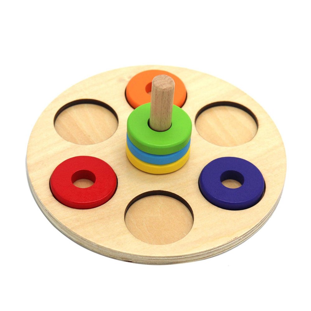 Colaxi Plugging Toy Disassembled Color Sorting Stackable Gift