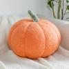 COSGOO 3D Pumpkin Throw Pillow, Fluffy Plush Pumpkin Stuffed Animal, Perfect for Home Decor, Halloween, Christmas or Birthday Party (Orange, 12 Inch) view 2