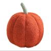 COSGOO 3D Pumpkin Throw Pillow Hugging, Fluffy Pumpkin Plush Pumpkin Stuffed Animal Toys, Pumpkin Pillow Sofa Cushion Pumpkin for Home Decor Halloween, Christmas or Birthday Party (Red, 12 Inch) view 1