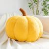 COSGOO 3D Pumpkin Throw Pillow, Fluffy Pumpkin Plush Stuffed Animal Toys for Home Decor, Halloween, Christmas or Birthday Party (Yellow, 12 Inch) view 2