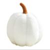 COSGOO 3D Pumpkin Throw Pillow, Fluffy Plush Stuffed Animal Toys, Pumpkin Pillow Sofa Cushion for Home Decor Halloween, Christmas or Birthday Party (White, 12 Inch) view 1