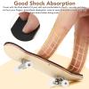 Yosoo Health Gear Finger Skateboards, Finger Board, Finger Skating Board, 1Pc Maple Wooden Alloy Fingerboard Finger Skateboards with Box Reduce Pressure People Gifts(White) view 2