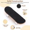 Yosoo Health Gear Finger Skateboards, Finger Board, Finger Skating Board, 1Pc Maple Wooden Alloy Fingerboard Finger Skateboards with Box Reduce Pressure People Gifts(White) view 3