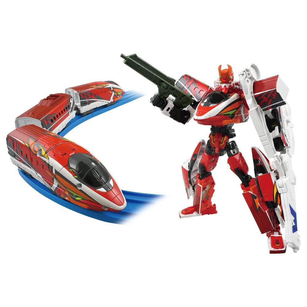 Takara Tomy EVA-02 Plarail Shinkalion Z Shinkalion Z 500 TYPE EVA-02 Train Toy For Ages 3 and Up