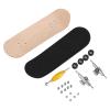 Yosoo Health Gear Finger Skateboards, Finger Board, Tool Kit, 1Pc Maple Wooden Alloy Fingerboard Finger Skateboards with Box Reduce Pressure People Gifts view 4
