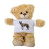 African Wild Dog Teddy Bear, Gift Stuffed Animal, Plush Teddy Bear with Tee, Gift for Her, African Wild Dog Gift, Birthday Christmas Basket Gift Idea view 1