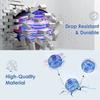HONBQYCC Flying Orb Ball Toys, 2025 Hover Galaxy Ball Soaring Nebula Flying Orb, Hand Controlled Boomerang Spinner, RGB Light Magic Space UFO Cool Toy, Mini Drone for Kid Adults Outdoor Indoor-Blue view 4