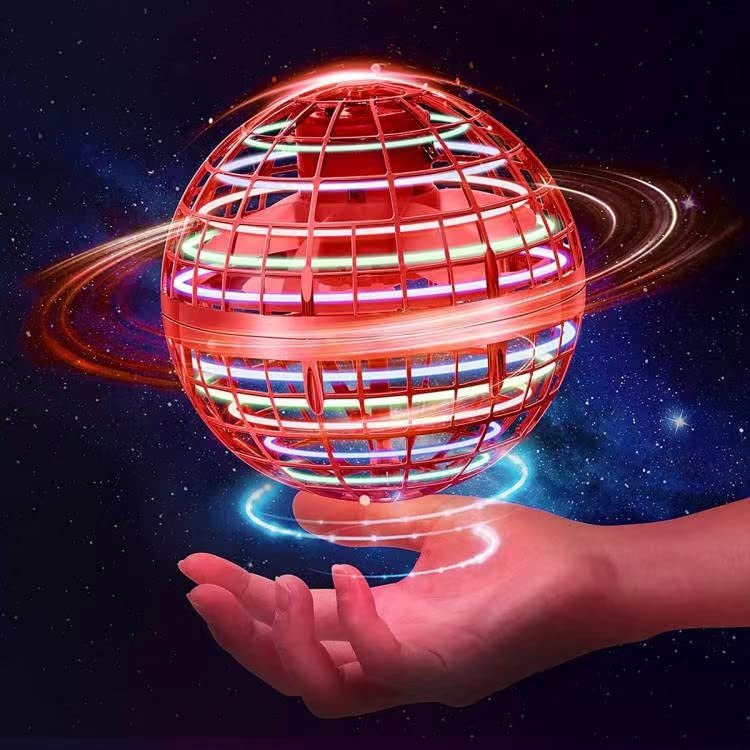 Flying Orb Galaxy Ball 2024 Hover Soaring Nebula, Hand Controlled Boomerang Galactic ifly Spinner, RGB Light Magic Space UFO Toy, Mini Drone for Kids Adults Outdoor Indoor