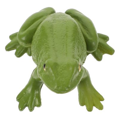 NUOBESTY Realistic Plastic Frog Toy Figurine 1.96 Inch Educational Animal Model for Kids Outdoor Play Garden Decor Teaching Prop
