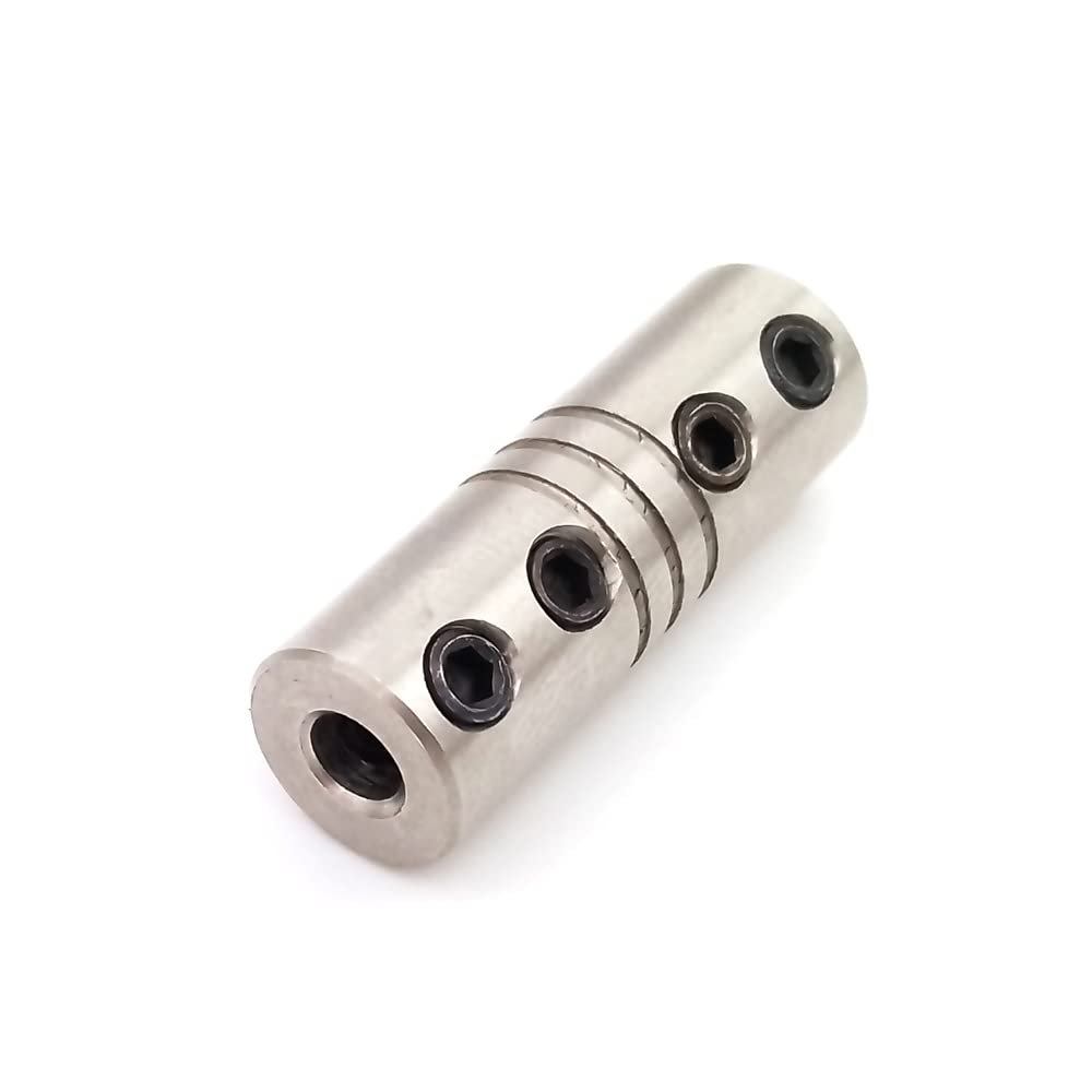5mm to 4.76mm Coupling Stainless Steel RC Boat Coupler Connector for Sword E36 RC Speed Boat Mono Catamaran (5mm to 4.76mm)