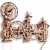 WOODEN.CITY Steampunk Wall Clock  3D Wooden Clock Puzzle for Adults & Teens, Mechanical Pendulum Clock Building Kit with 257 Pieces view 1