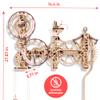 WOODEN.CITY Steampunk Wall Clock  3D Wooden Clock Puzzle for Adults & Teens, Mechanical Pendulum Clock Building Kit with 257 Pieces view 2