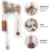 WOODEN.CITY Steampunk Wall Clock  3D Wooden Clock Puzzle for Adults & Teens, Mechanical Pendulum Clock Building Kit with 257 Pieces view 3