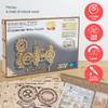WOODEN.CITY Steampunk Wall Clock  3D Wooden Clock Puzzle for Adults & Teens, Mechanical Pendulum Clock Building Kit with 257 Pieces view 4