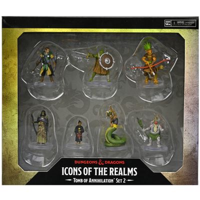 D&D Icons of The Realms: Tomb of Annihilation: Box 2-7 Figure Set, Pre-Painted Miniatures, RPG, Dungeons & Dragons