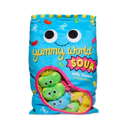 Kidrobot Yummy World Sour Jelly Beans XL Interactive Plush Toy - 19 Inch Plush Toy