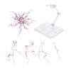 ULTECHNOVO 1set Figurine Doll Base Display Stand Assembly Bracket DIY Model Rack Toy Support Holder Figure Clear Plastic Action Transparent view 1