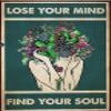 1000 Piece Wooden Adults Children PuzzlesLose Your Mind Find Your Soul Poster, Pot Head Succulents Poster, Vintage Garden Wall Art, Gardening Pot Head Girl Canvas, Cactus Plant Art view 1