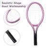 6sets Mini Tennis with Prop Miniature Ball and Random Rackets Accessory Sports Doll Balls Equipment Garden of Topper Kit Fairy Decorative Model House for Decoration (Random Color) view 4